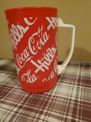 Vintage Defunct Hills Department Store Snack Bar Mug Plastic Cup Coca Cola