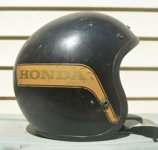 Vintage Honda Motorcycle Helmet,  Barn Find