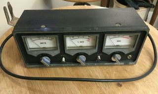 Vintage Micronta 21 - 522 3 Range Power/modulation/swr Tester Meter