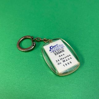 Rare 1966 Le Mans 24 Hour Race Promotional Keychain Gt40 Shelby Ford