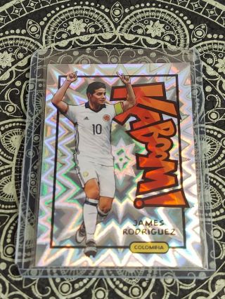 James Rodriguez 2017 - 18 Panini Select Soccer Kaboom Insert Card Ssp Colombia
