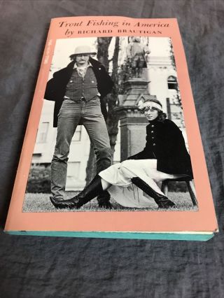 Trout Fishing In America By Richard Brautigan 1973 Dell Vintage Paperback
