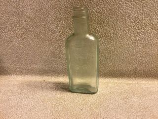 Three In One Oil Bottle Aqua Glass By 3 In One Oil Company Vintage 4 Inch Tall