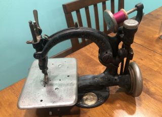 Antique Wilcox And Gibbs Sewing Machine Small 1883