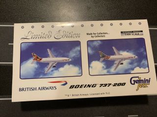 Gemini Jets 1:400 British Airways 2 Pack 737 - 200 Gjbawset1 Airlines Model Set