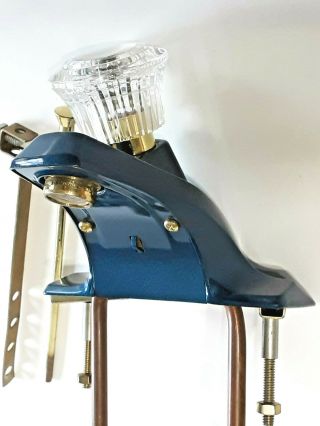 Vintage Moen Chateau Lavatory Faucet Metallic Blue Less Drain