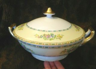 Vintage Nippon - Made In Japan - Vegetable Serveing Bowl With Lid - Pattern 25
