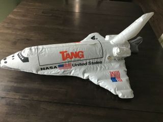 Vintage Inflatable Nasa Space Shuttle Tang Instant Breakfast Drink Advertising