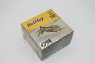 Holiday 12 Ga Field Load Shot Shell Box With Rabbit And Grouse - Empty