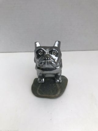 Vintage Mack Truck Bulldog Hood Ornament Dog Emblem Cast Metal Patent 87931