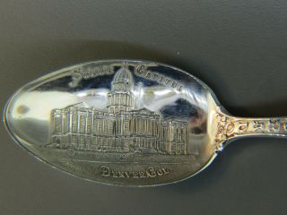 Denver Colorado Sterling Souvenir Spoon Miner on Handle 1890 ' s 3