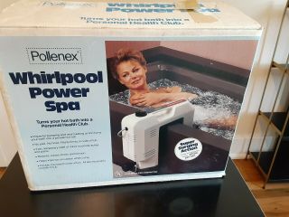 Vintage Pollenex Whirlpool Bathtub Power Spa Massage Wb1900