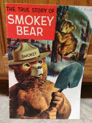 Vtg 1969 The True Story Of Smokey Bear Comic Book State Forestry Dept Fire Prev