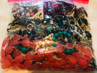 Mixed Box Of 25,  Wearable Jewelry,  Vintage To Modern,  No Junk,  Some Designer.