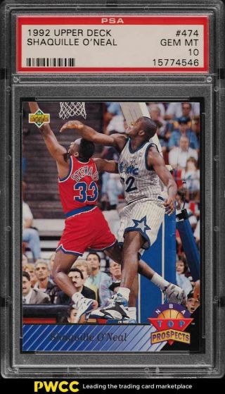 1992 Upper Deck Basketball Shaquille O 