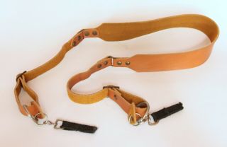 Vintage Leather,  Camera Neck / Shoulder Strap.  36 ",  Many Connections,  Adjustable