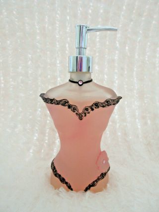 Vintage Soap Lotion Pump Dispenser Burlesque Sexy One Of A Kind