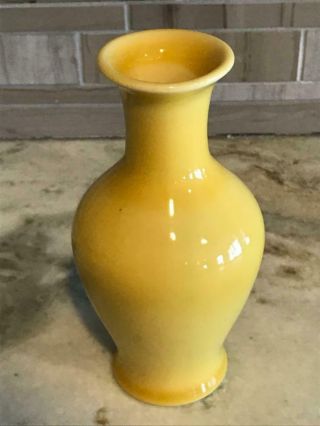 Antique Rookwood Art Pottery 2966 Yellow Mid - Century 7 " Vase C.  1942
