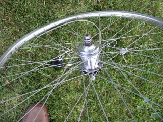 Vintage 70`s ??Schwinn Approved Bicycle Wheels Rim 26” Rear 3 Speed COMPLETE 2