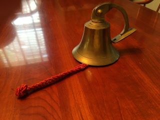 Vintage Solid Brass “ship’s” Bell