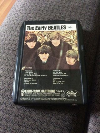 Beatles Vintage 8 Track Tape.  The Early Beatles 2309