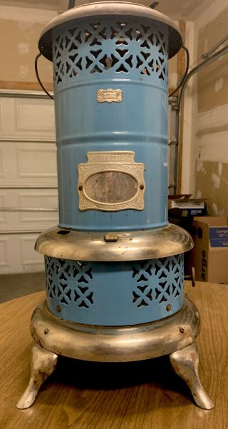 Vintage Blue Perfection 230 - C Kerosene Heater Includes Tank And Handle