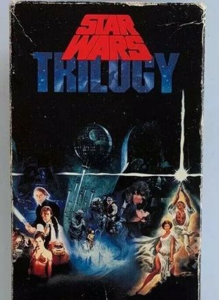 Vintage Star Wars Trilogy Vhs 1992 3 - Tape Box Set Theatrical Version