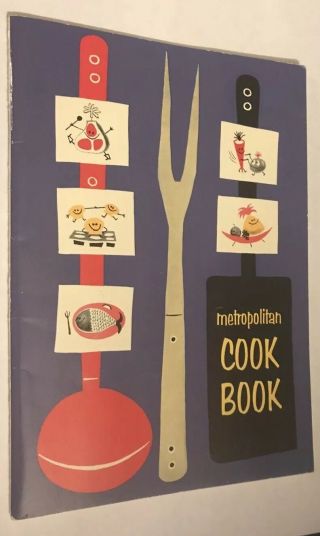Vintage 1957 Metropolitan Cook Book From Metropolitan Life Insurance Company