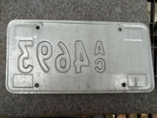 Obsolete 2001 Tennessee Arts License Plate AC 4693 2