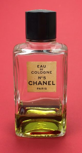 Partial Bottle Vintage Chanel No 5 - 4 Oz Eau De Cologne - Paris
