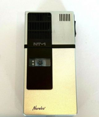 Vintage Norelco NT - 1 Mini Cassette Tape Voice Recorder,  Parts/Repair 2