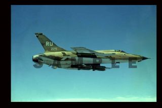 Dupe Slide Us Air Force F - 105d 62 - 4229 Ru 357th Tfs,  355th Tfw 6feb 1970 Vietnam