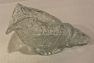 Antique Loetz " Crystal Chine " Conch Shell