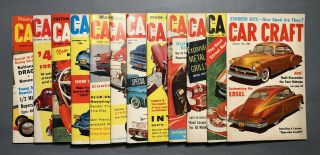 Vintage 1958 Car Craft Magazines (12) Whole Year Hot Rod Customs