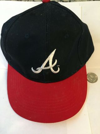 Vintage 90s Atlanta Braves Mlb Baseball Hat Adjustable One Size