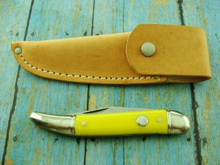 Vintage Prov Cut Co Usa Folding Tickler Fish Toothpick Pocket Knife Knives Tools