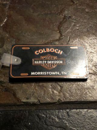 Vintage Colboch Harley - Davidson Dealership Key Chain Fob Amf Morristown,  Tn