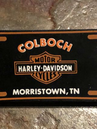 Vintage Colboch Harley - Davidson Dealership Key Chain Fob AMF Morristown,  TN 3