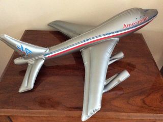 Vintage American Airlines 747 Luxury Liner Inflatable Airplane Pre - Owned