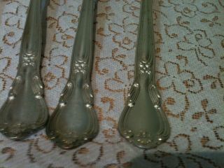 Vintage Set of FOUR Gorham Sterling Silver Salad Forks Chantilly 2