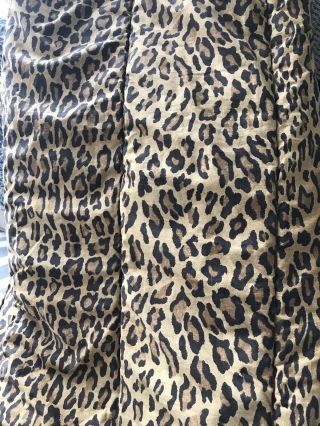 Vintage Ralph Lauren Leopard Aragon Cheetah Twin Comforter