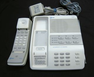 Vintage At&t 5552 Autoselect 10 Channel Cordless Phone Handset Needs Battery