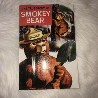 Vintage 1969 The True Story Of Smokey The Bear Comic Book