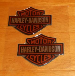 Harley Davidson Motorcycles Raised Sticker Sheet 5x4.  25 Rare