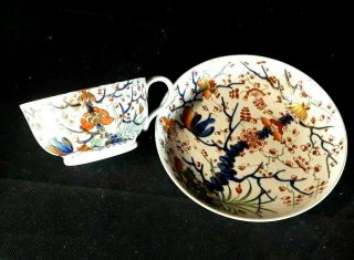 Antique Bloor " Old Derby " Royal Crown Derby Imari Cup And Saucer