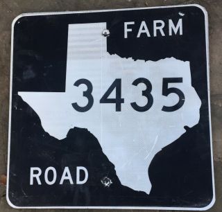 Old Authentic Retired Texas 3435sign Highway Oil Gas (24x24) Lone Star