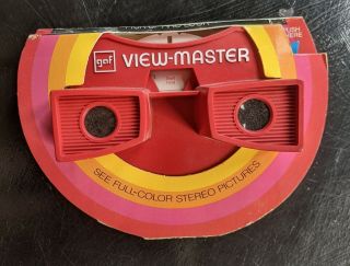 Vintage 1971 Viewmaster Stereo Slide Viewer Toy In Package Nip