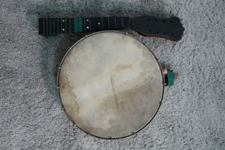 Vintage Antique 1930s Ukulele Uke Banjolele Banjo Mandolin Busted Neck Project