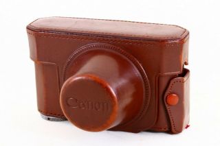 Vintage Canon Leather Case For Canon 4sb,  4sb2,  Iif2,  Iis2,  Rangefinder Camera 6