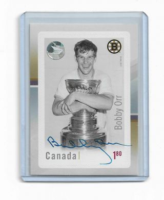 2017 Canada Post Bobby Orr Certified Autograph